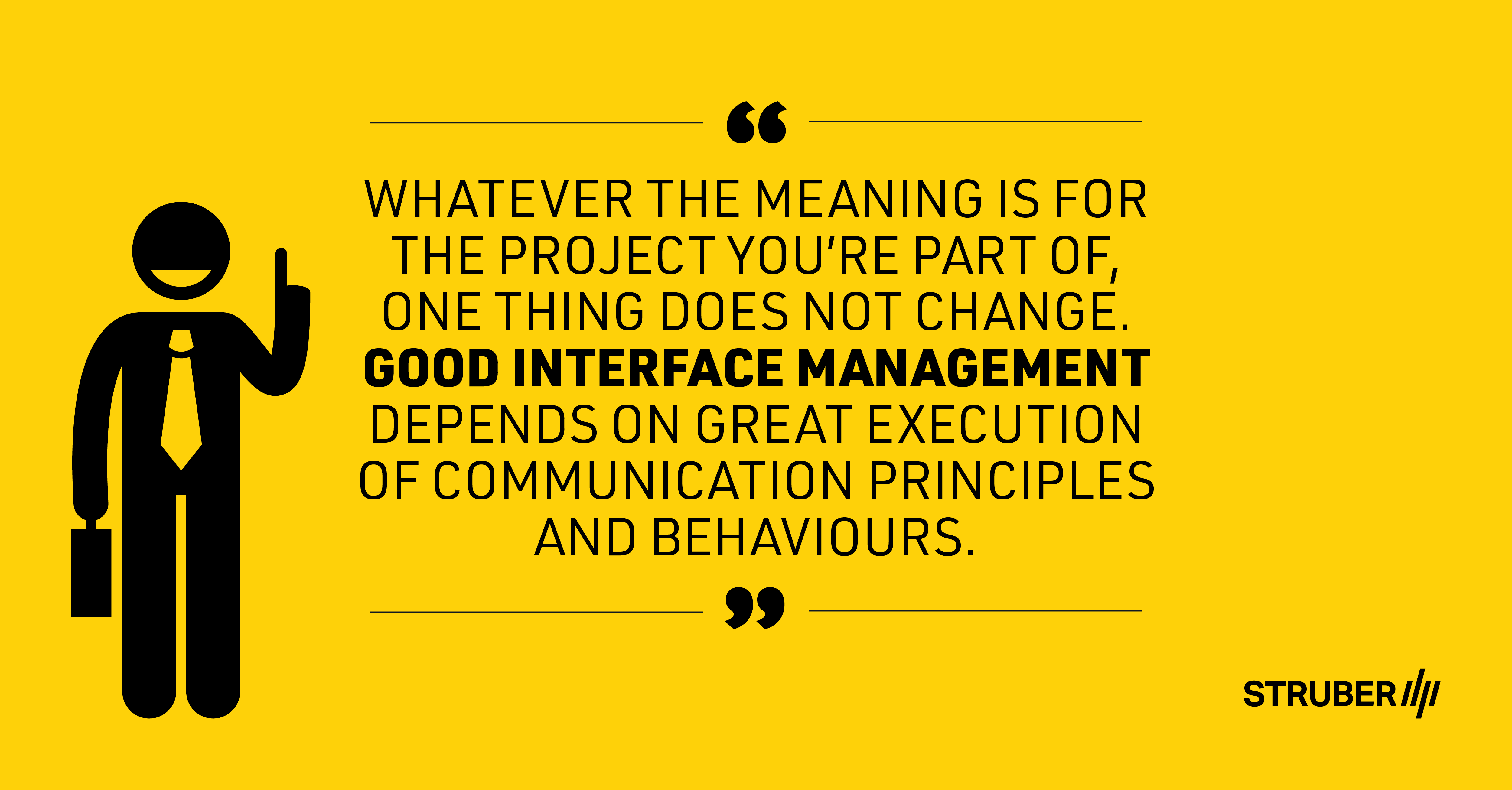 STRUBER Interface management in Project Delivery